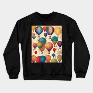 air balloon pattern Crewneck Sweatshirt